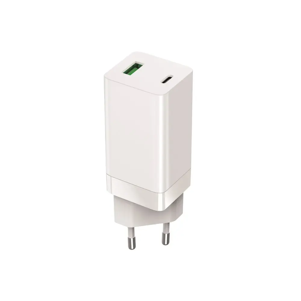 Setty GAN LSI-02 wall charger | 65W | PD, QC, GaN | USB-A, USB-C | white