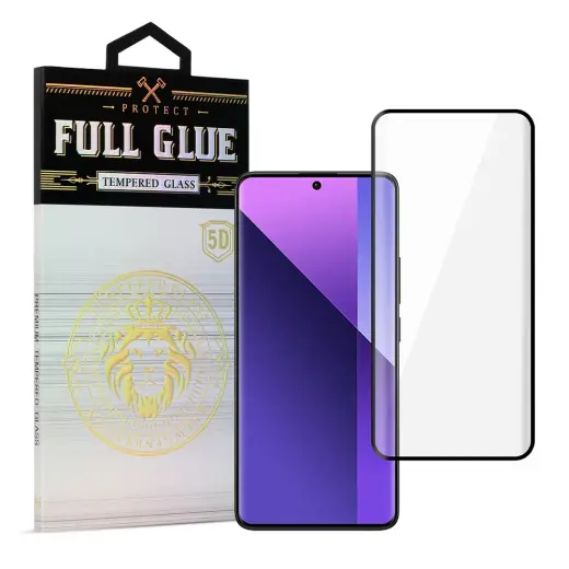 HARD Full Glue 5D karastatud kaitseklaas telefonile Redmi Note 13 Pro+
