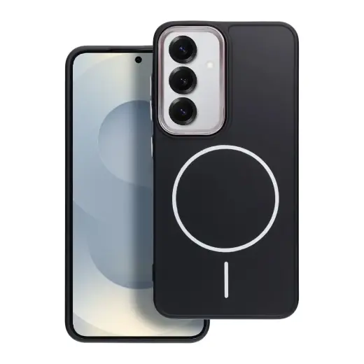 Frame Mag Cover maciņš ar MagSafe atbalstu telefonam Samsung Galaxy A36 5G (A366) melns