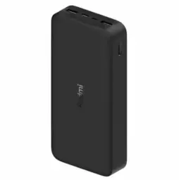 Xiaomi Redmi ārējais akumulators (powerbank) | 20000 mAh | 18W | Micro USB, USB-C, USB-A | melns