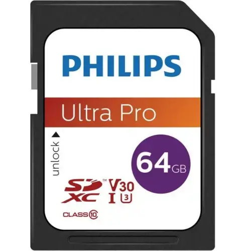 PHILIPS SDXC 64GB Ultra Pro class 10|UHS 3