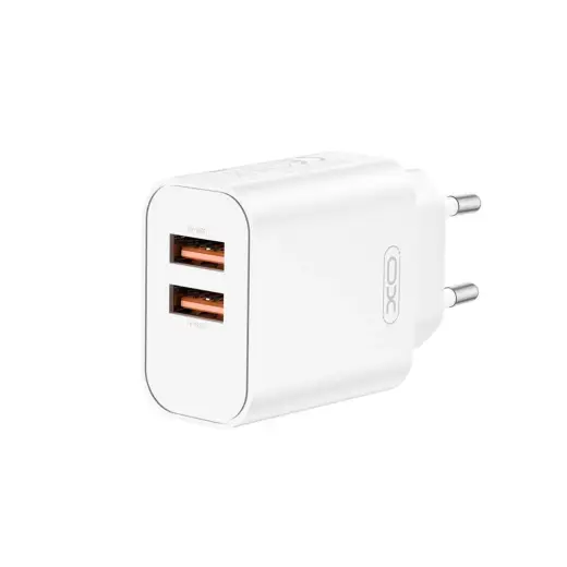 XO wall charger CE34 | зарядное устройство | 2x USB 2.4A | белый