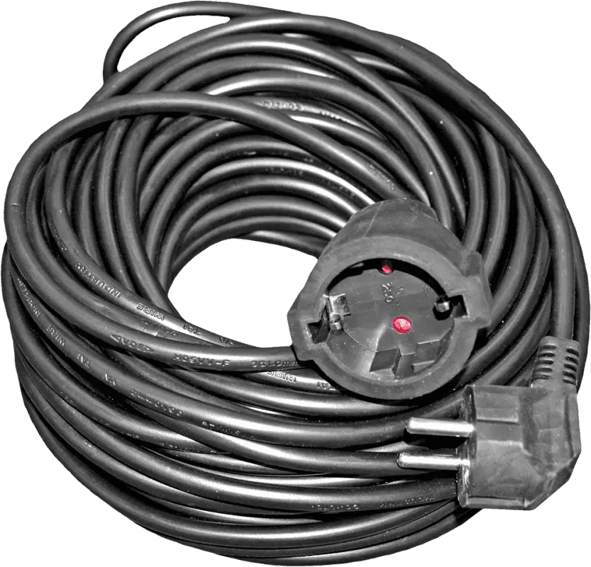 Pagarinātājvads 30m b/z 2Gx1.0mm melns