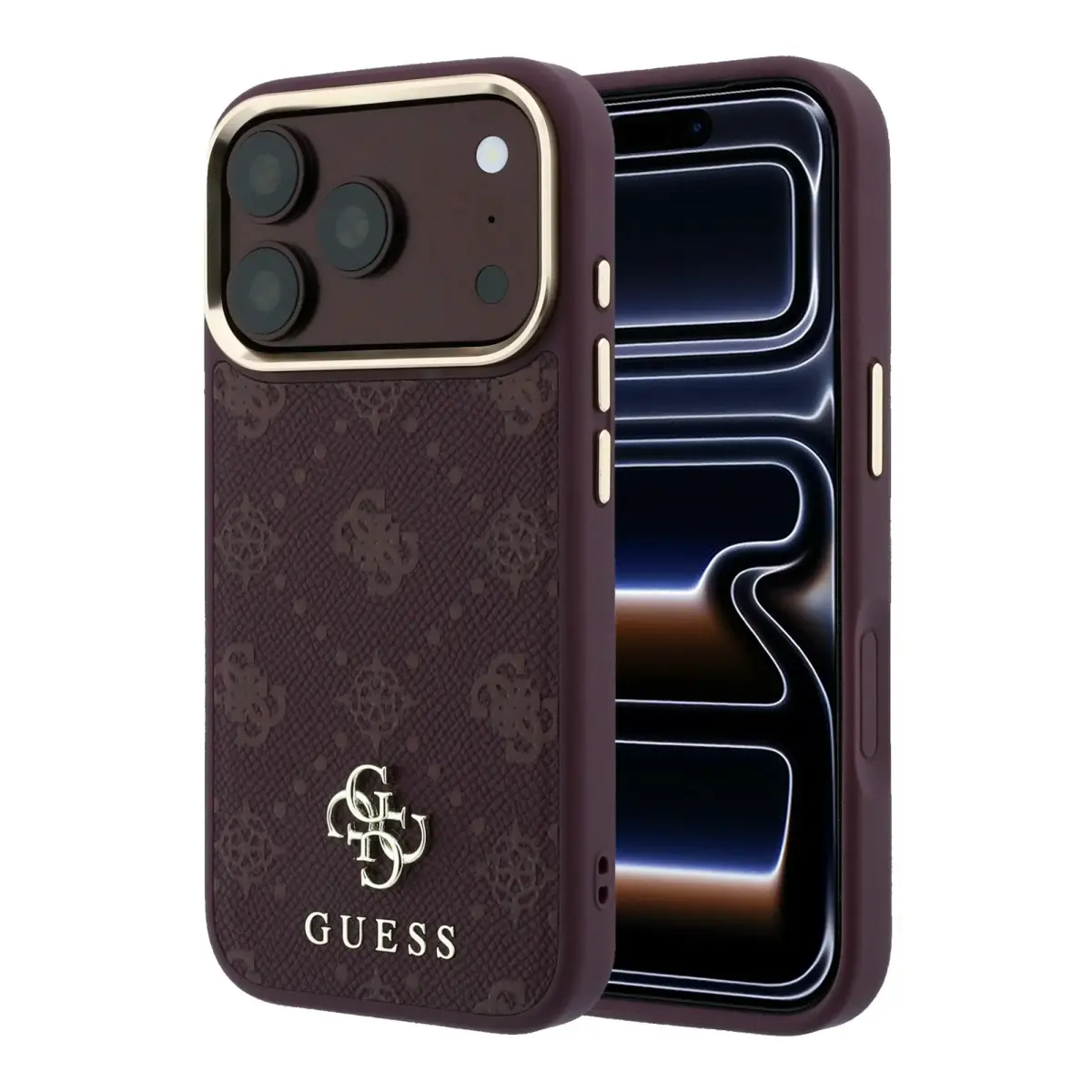 Guess Peony 4G Small Logo telefoni ümbris MagSafe toega iPhone 18 Pro | iPhone 17 Pro punane
