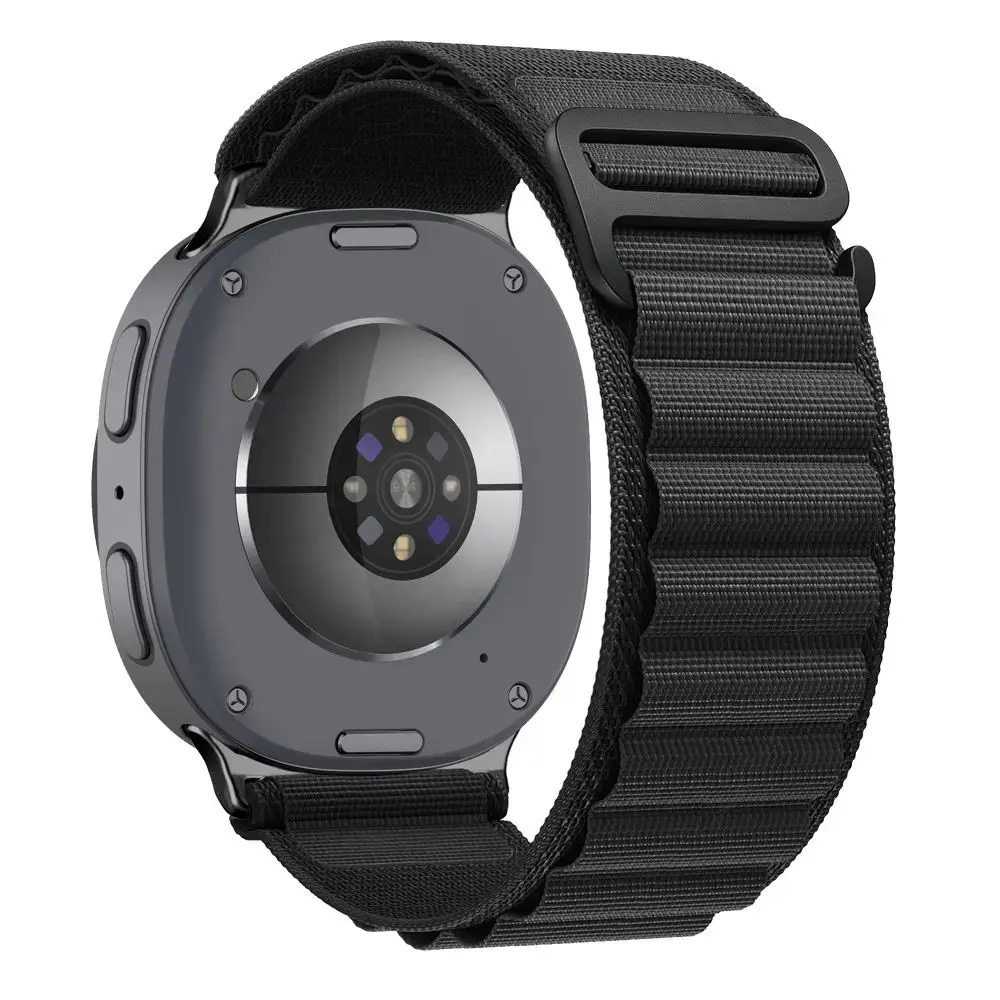 Tech-Protect Nylon Pro viedpulksteņa siksniņa priekš Galaxy Watch 8/9/Classic (40/44/46 mm) | neilons | melna