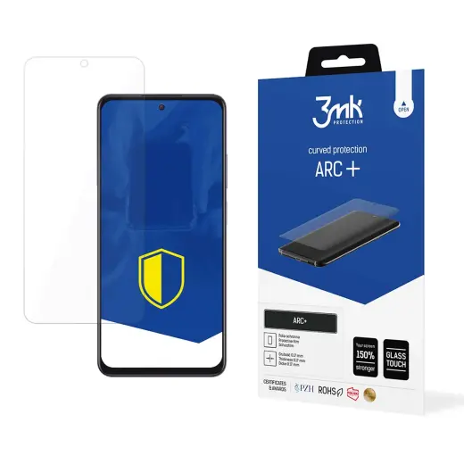 3mk ARC+ aizsargplēve telefona ekrānam Oppo A3 Pro 5G (saderīgs ar pirksta nospieduma sensoru)