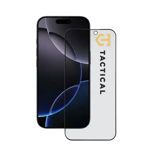 Tactical Glass Shield Privacy Stealth 5D grūdintas apsauginis stiklas telefonui iPhone 18 Pro Max (privatumo efektas)