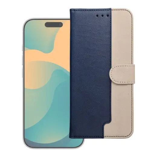 Flip case for Motorola G57 POWER Split Book navy and cream