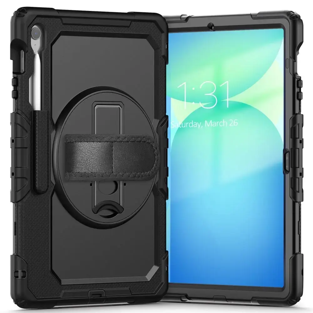 Tech-Protect Solid planšetinio kompiuterio dėklas Galaxy Tab S10 FE+ juodas