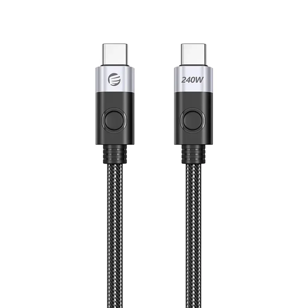Orico CC240 datu pārraides un uzlādes vads | USB-C uz USB-C | PD 3.1 | 240W | 0.5m | melns