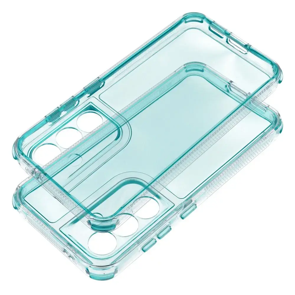 Matrix Clear telefono dėklas Samsung Galaxy S24 FE (S721) žalias