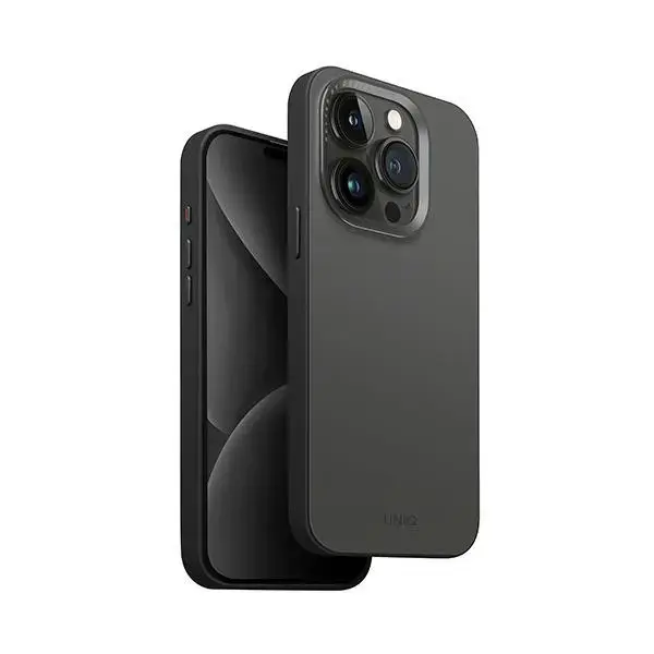 UNIQ Lyden DS чехол с поддержкой MagSafe для телефона iPhone 15 Pro серый чёрный