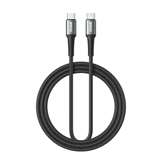 BWOO провод для передачи данных и зарядки | USB-C на USB-C | 60W | 2m