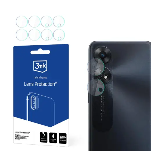 3mk Lens Protection kameras aizsargstikls telefonam Oppo Reno8 T