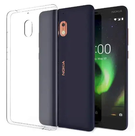 Fusion Ultra Back Case 0.5 mm Silikona Aizsargapvalks Priekš Nokia 2.1 Caurspīdīgs