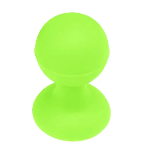 Phone holder with a round head - green