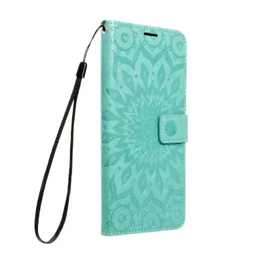 MEZZO mandala grāmatveida maciņš telefonam Samsung Galaxy A16 5G (A166) zaļš