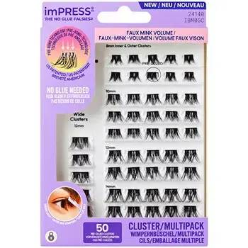 Kiss My Face imPRESS Pre-glued Cluster Multi 05 - Trsové řasy