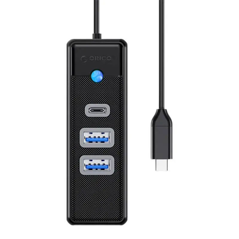 Orico PWC2U-C3-015-BK-EP USB-хаб | USB-C на 2x USB 3.0, USB-C | чёрный