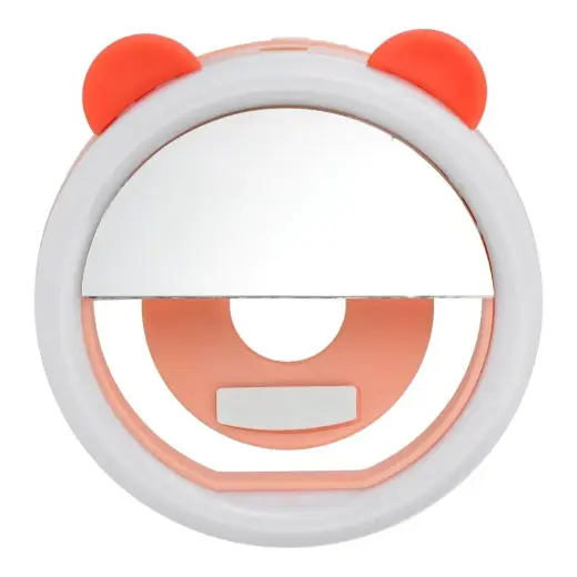 LED light ring for selfie on mobile phone RK12 orange bear