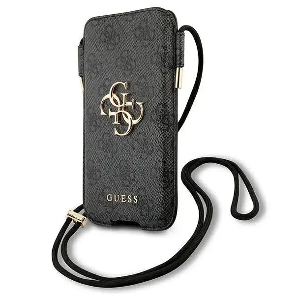 Guess GUHCP12L4GPSGR universāls telefona maciņš 6,7 collu ierīcēm pelēks