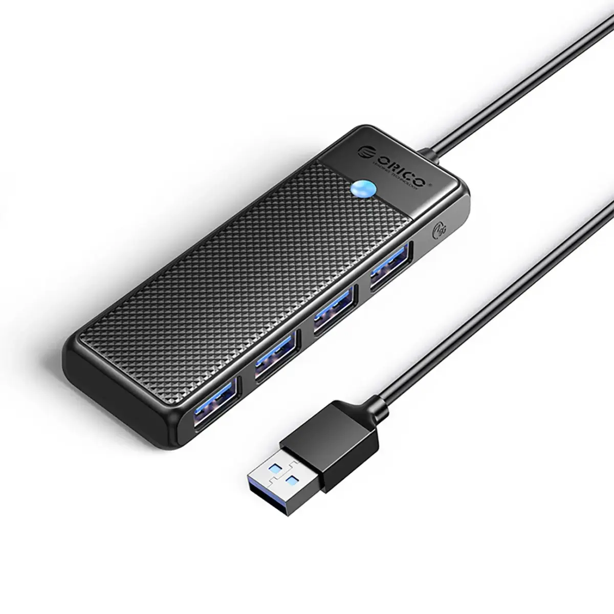 Orico PAPW4A-C3 dokstacija | USB-A uz 4x USB 3.0 | melna