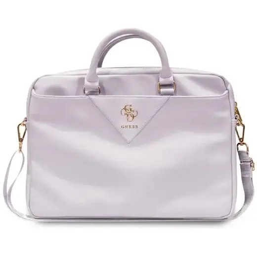 Guess Torba GUCB15ZPGSTEGU 16" fioletowy|purple Triangle 4G