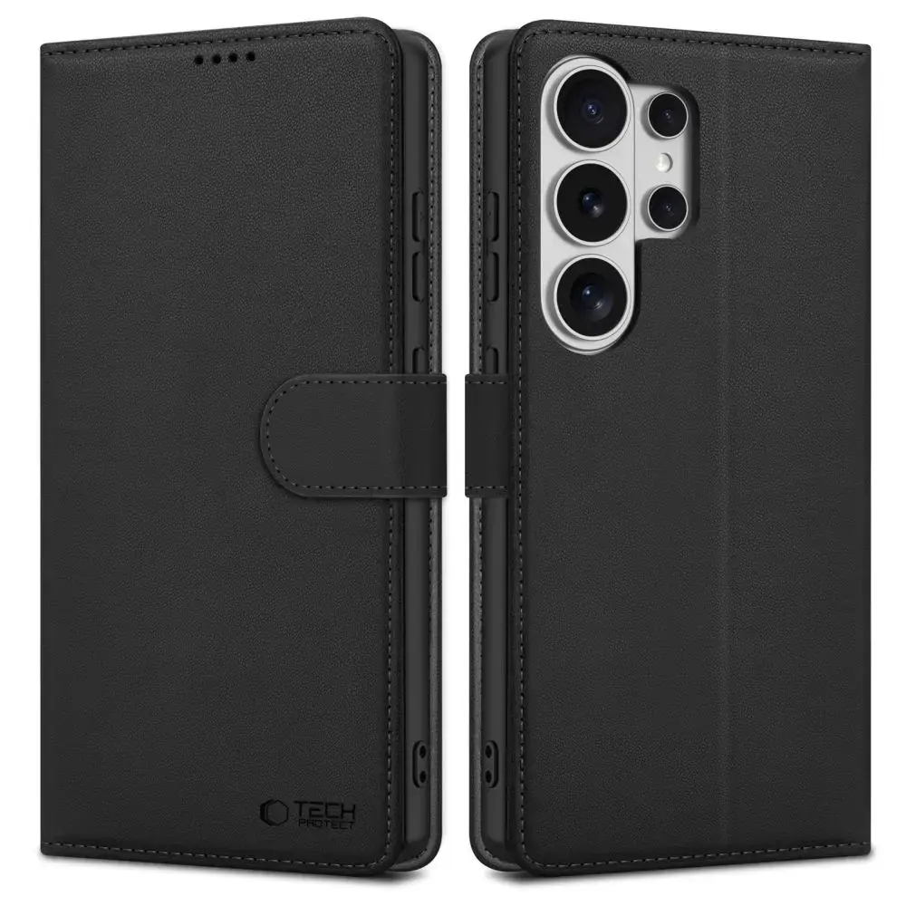 TECH-PROTECT knyginio tipo telefono dėklas Samsung Galaxy S26 Ultra (S948) juodas