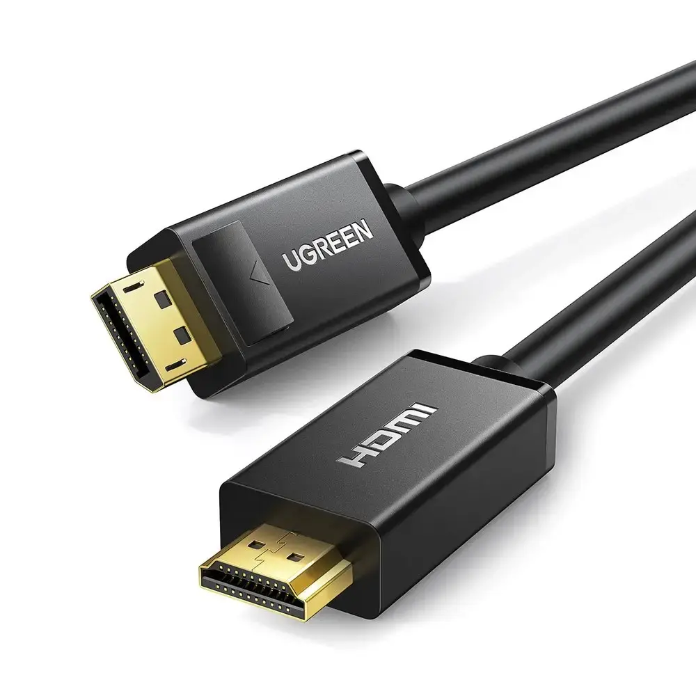Ugreen kabelis DP101 | DisplayPort - HDMI | 4K | 3m | melns