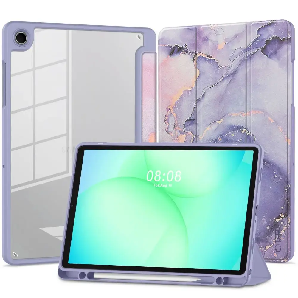 Tech-Protect SC Pen Hybrid planšetdatora maciņš Galaxy Tab A9+ | Galaxy Tab A11+ violets