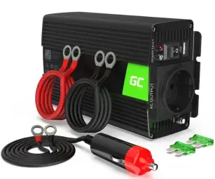 Toitemuundur Green Cell auto inverter 24V kuni 230V 500W/1000W puhas siinusvool