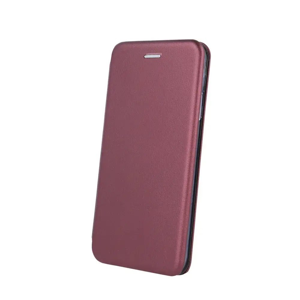 Fusion Diva book case for Samsung A556 Galaxy A55 5G dark red