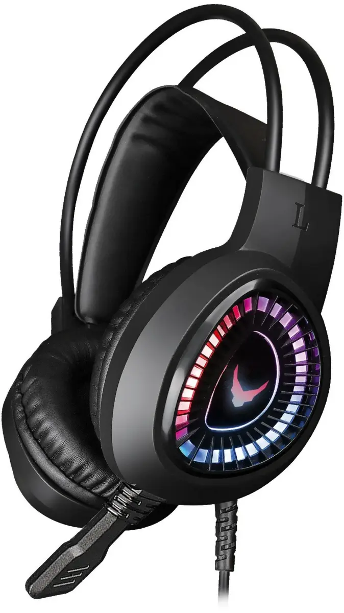 Varr VH8010L spēļu austiņas RGB | USB | 3,5 mm