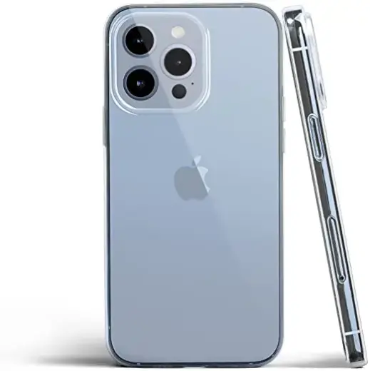 Fusion Ultra 2 mm telefono dėklas iPhone 13 Pro skaidrus