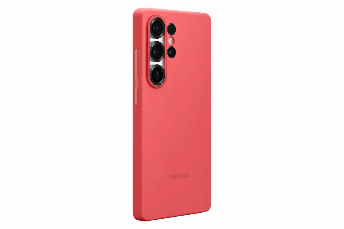 Etui Samsung Silicone do Galaxy S25       Ultra czerwony