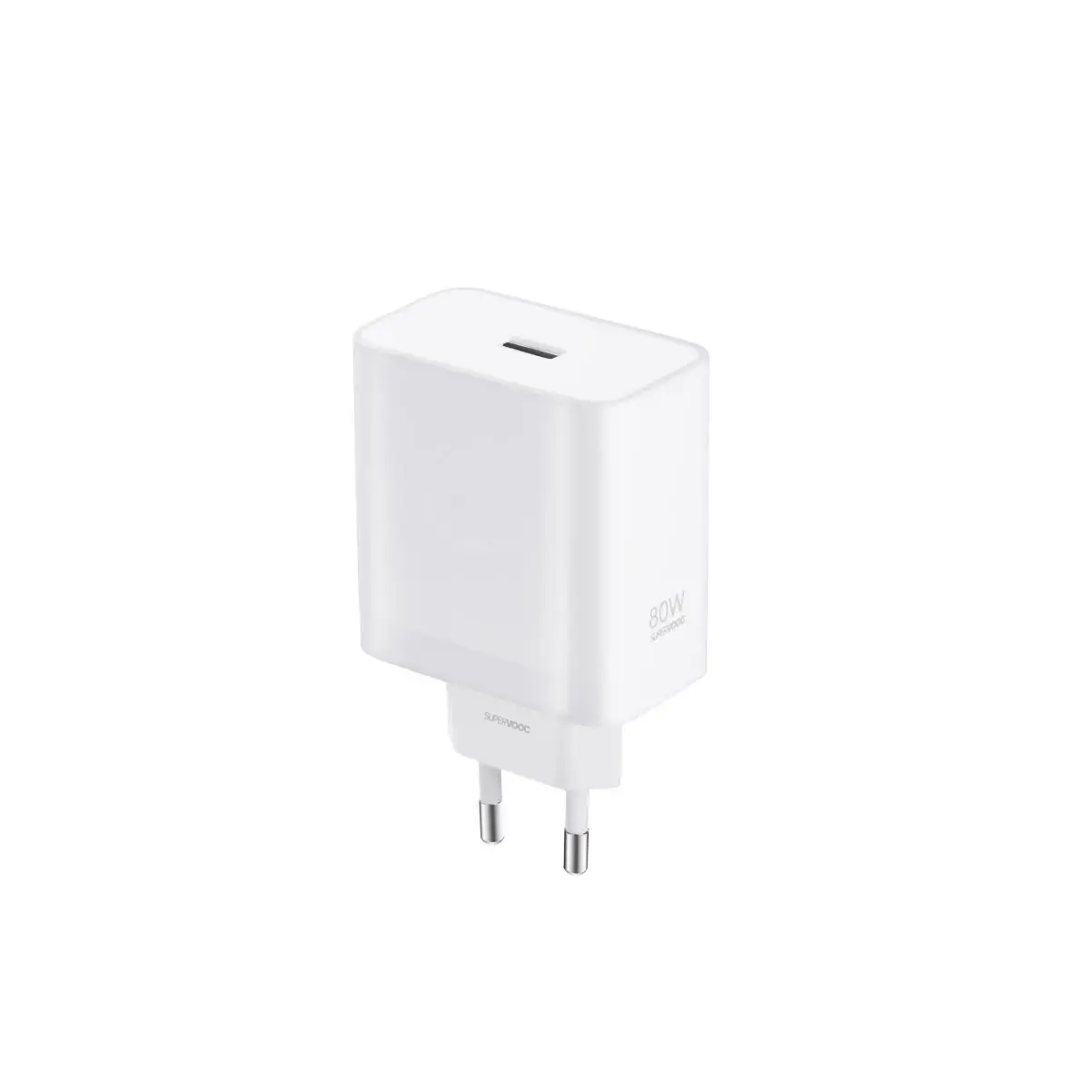 OnePlus SuperVOOC kelioninis įkroviklis | 80W | USB-A | baltas