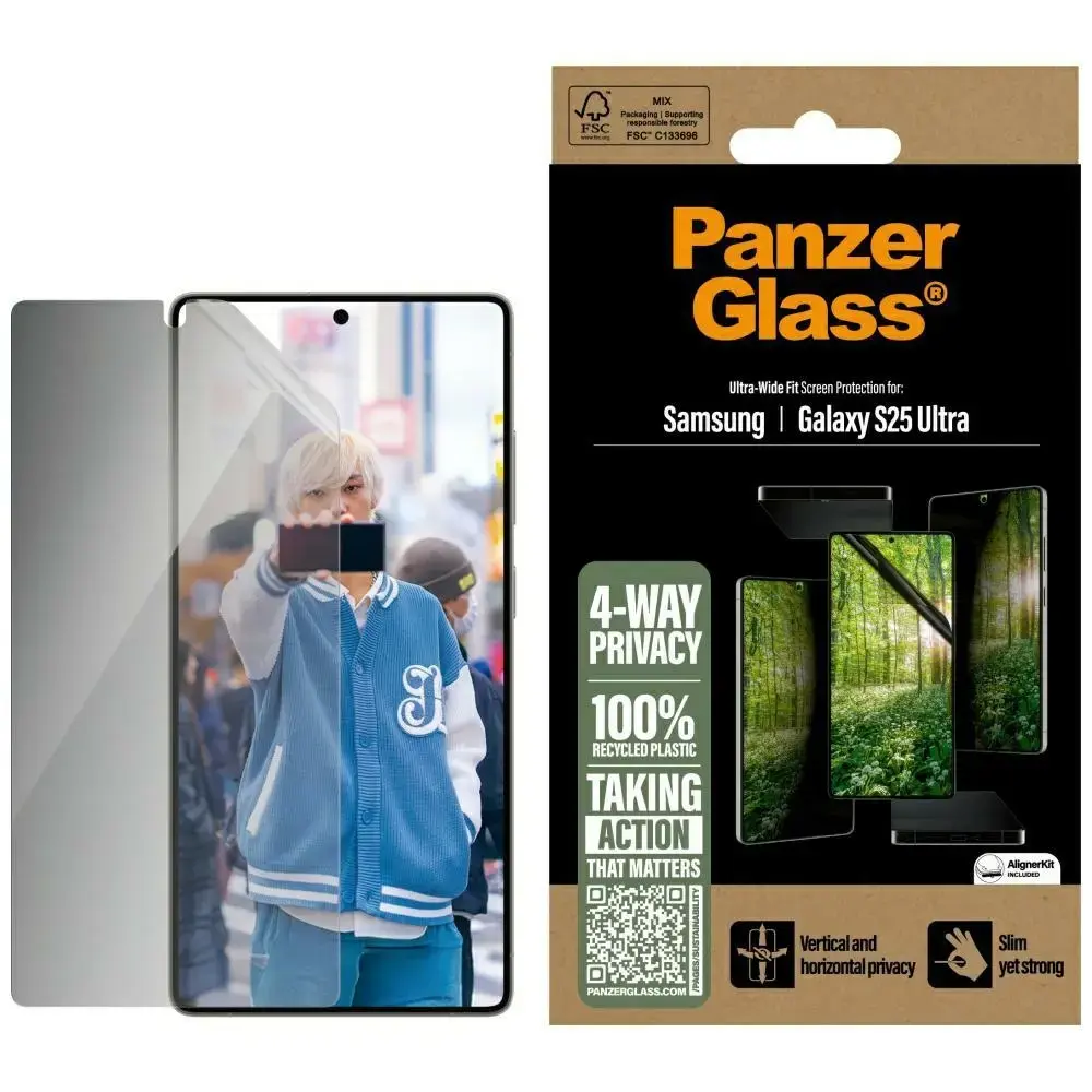 PanzerGlass Eco Matrix Ultra-Wide Fit защитное стекло для телефона Samsung Galaxy S25 Ultra