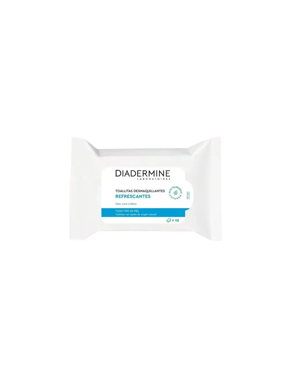 DIADERMINE TOALLITAS DESMAQUILLANTES REFRESCANTES 25UDS