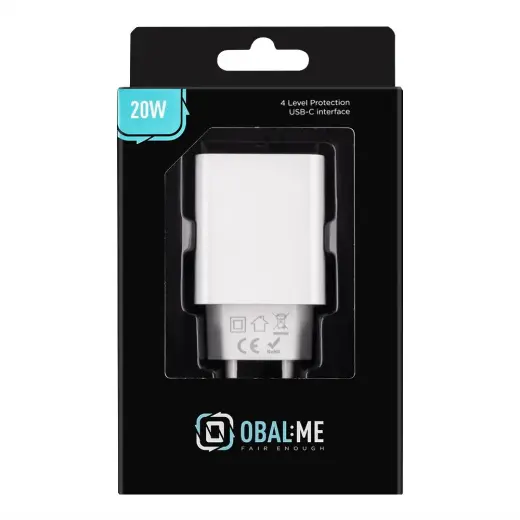 OBAL:ME Wall Charger travel charger | 20W | USB-C | white