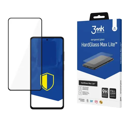 3mk HardGlass Max Lite karastatud klaas telefonile Poco X5 Pro 5G