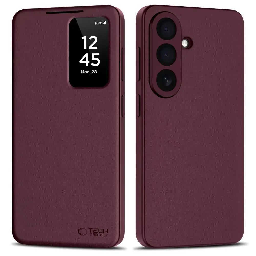 Tech-Protect Smart Wallet knyginio tipo telefono dėklas Samsung Galaxy S26 (S942) violetinis