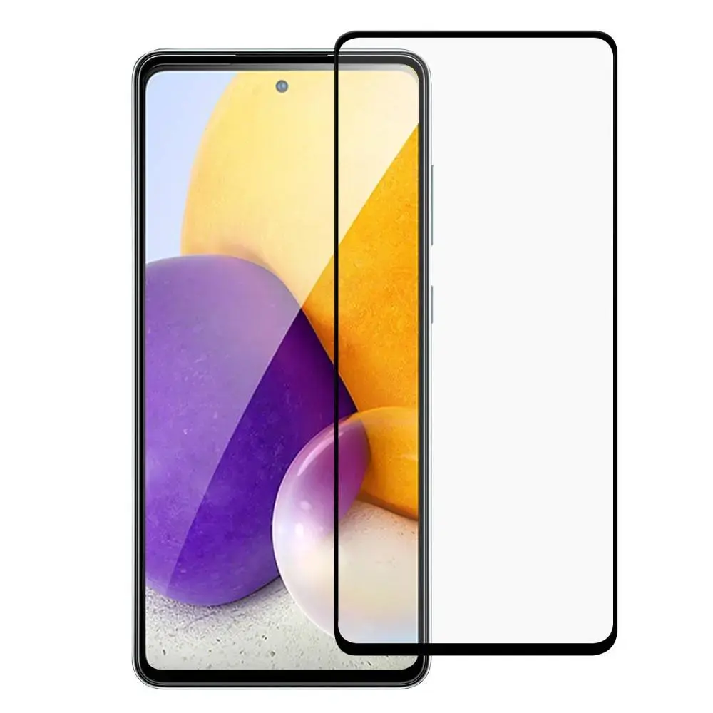 Fusion pilnam ekrānam aizsargstikls telefonam Samsung Galaxy A55 5G melns