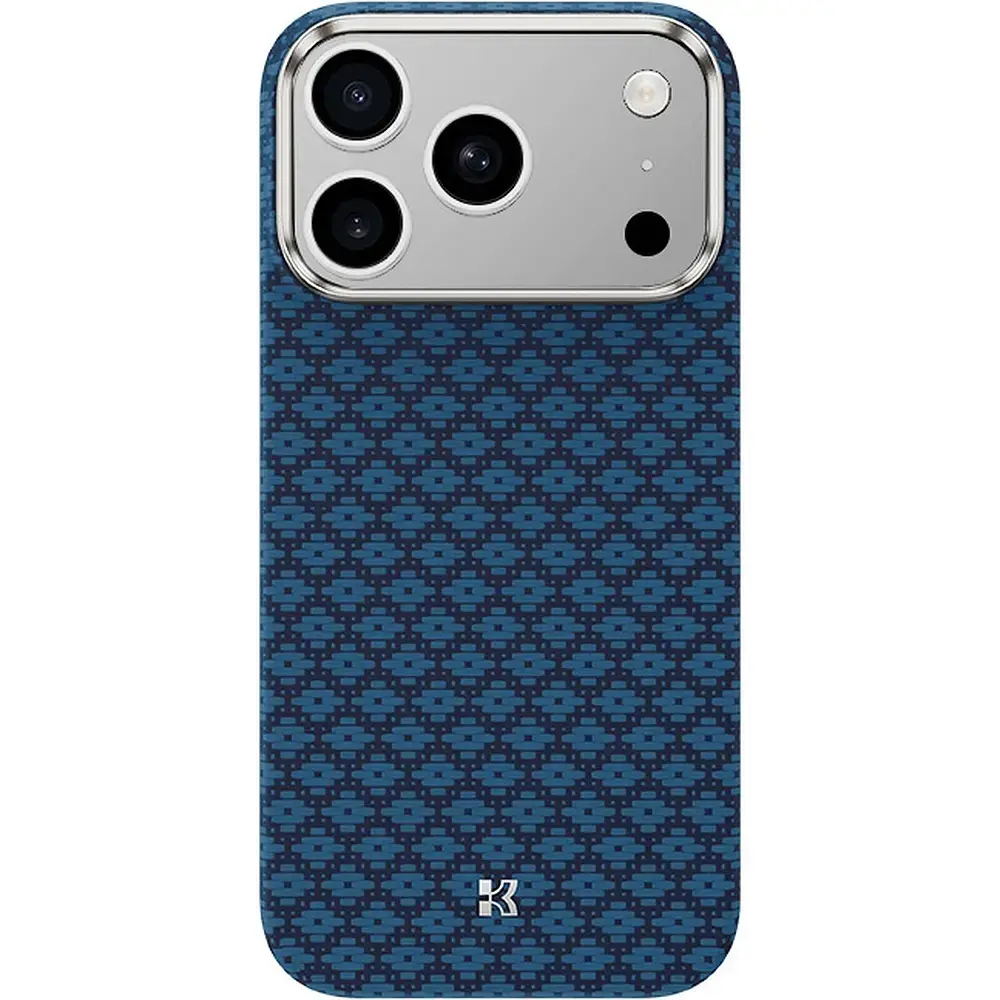 Benks Armor Air Armor Grid Kevlar Metal Frame 600D maciņš telefonam iPhone 18 Pro Max | iPhone 17 Pro Max zils