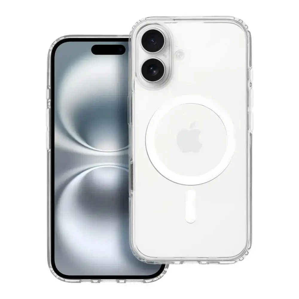 Clear Mag Cover чехол с поддержкой MagSafe для телефона iPhone 17 Pro Max | iPhone 18 Pro Max прозрачный