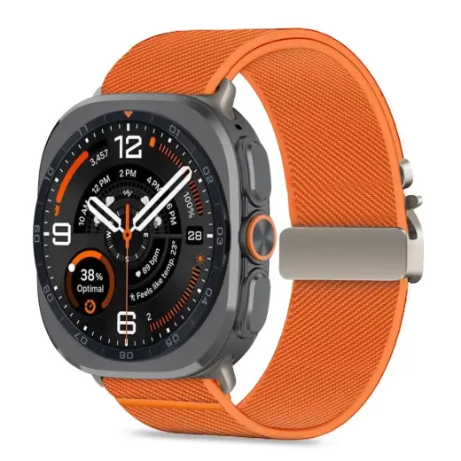 Tech-Protect viedpulksteņa siksniņa priekš Galaxy Watch Ultra/Ultra 2 (47 mm) | neilons | oranža