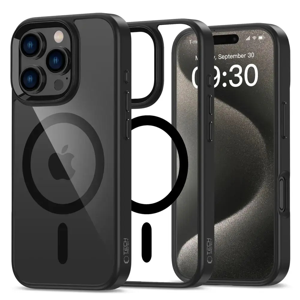 TECH-PROTECT MAGMAT telefoni ümbris MagSafe toega iPhone 16 Pro Max must