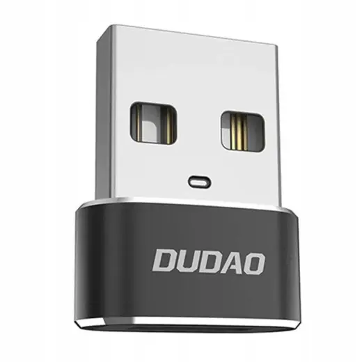 Адаптер Dudao L16AC USB-C - USB (черный)