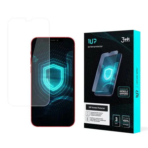 3mk 1UP aizsargplēve telefona ekrānam iPhone 12 Mini (3 gab.)