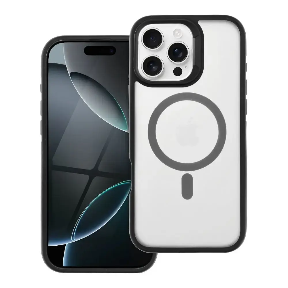 NEO maciņš ar MagSafe atbalstu telefonam iPhone 16 Pro Max melns