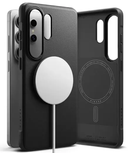 Ringke Onyx telefono dėklas su MagSafe palaikymu Samsung Galaxy S26 Ultra (S948) juodas